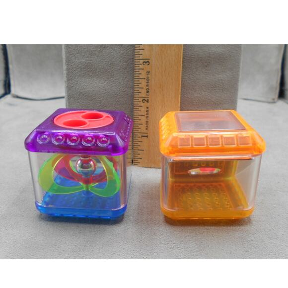 Fisher Price Peek A Block 2005 Sparkle Blocks H7056 Lot of 2 - Picture 5 of 9